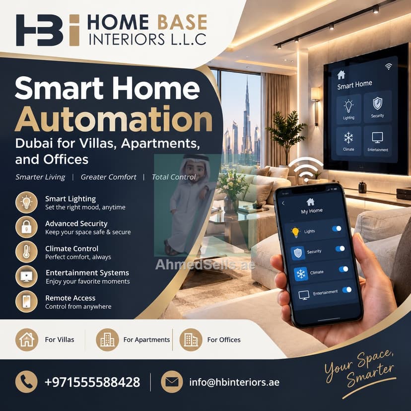 Smart Home Automation Dubai for Villas, Apartments, and Offices