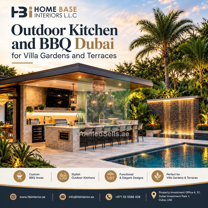 Outdoor Kitchen and BBQ Dubai for Villa Gardens and Terraces