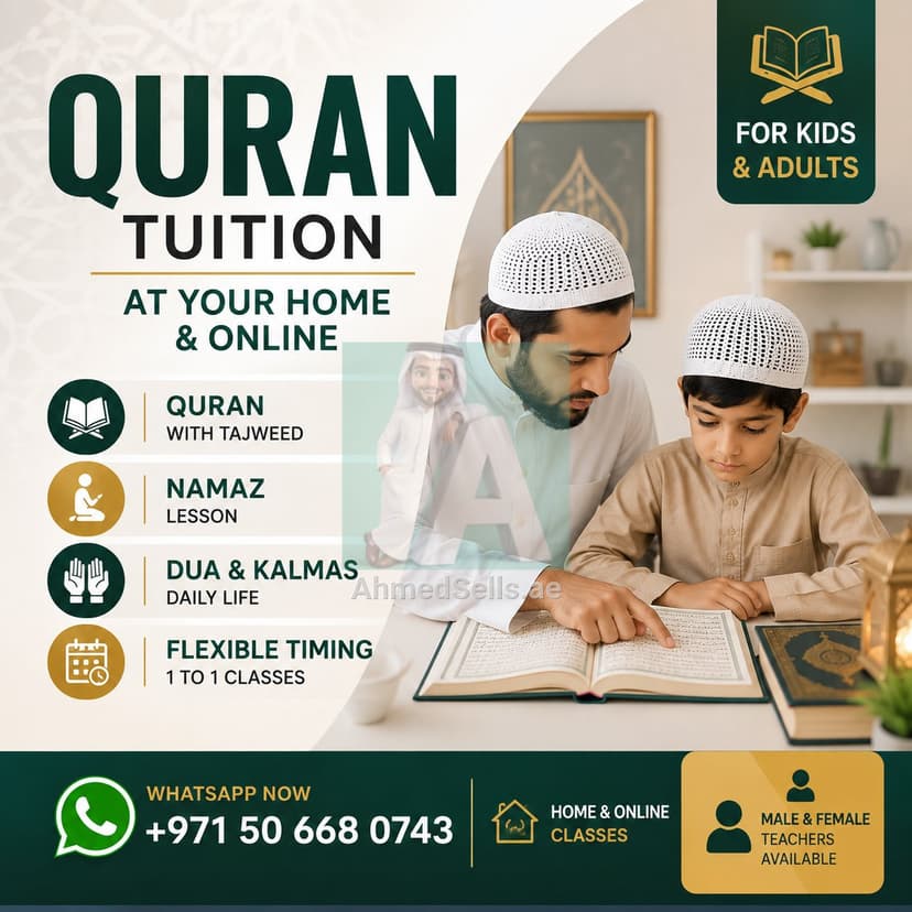 Home & Online Quran Tuition