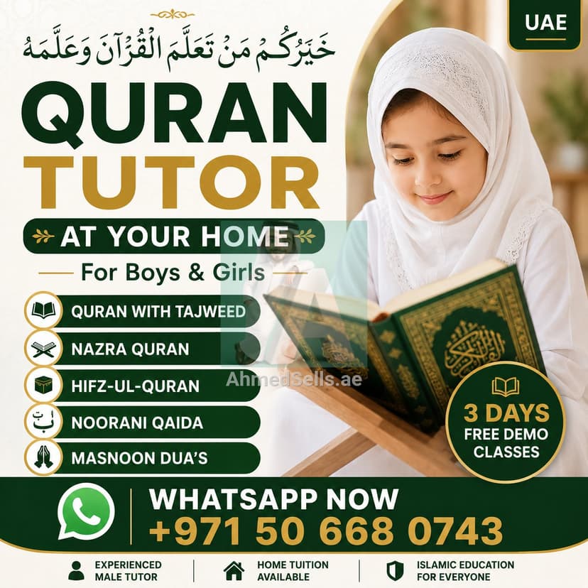 Home & Online Quran Tutor