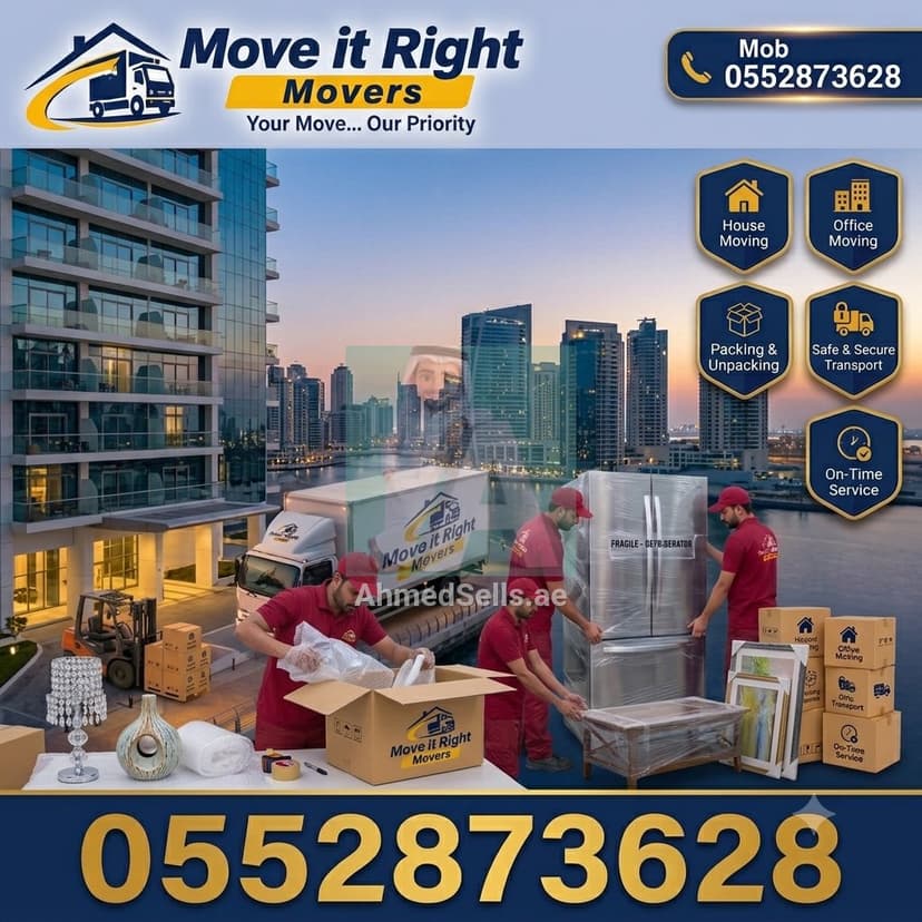 Move It Right Movers UAE - Professional Moving & Packing Service*