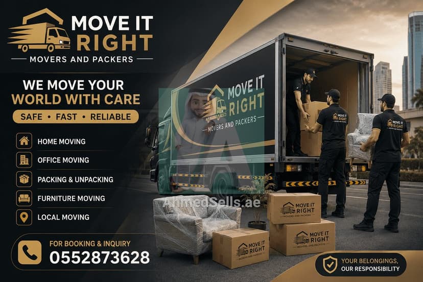 Move It Right Movers in Dubai Professional Moving & Packing Service